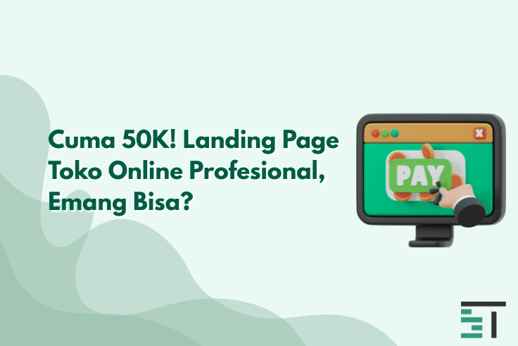 Jasa Pembuatan Landing Page Toko Online Murah