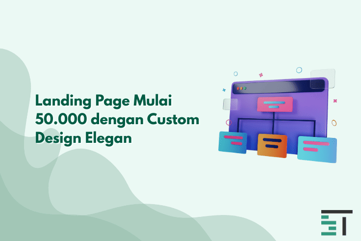 Landing Page Mulai 50.000 dengan Custom Design Elegan